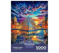 Museo del Louvre Puzzle Da 1000 Pezzi - Puzzle Ad Alta Difficoltà,Giochi Stimolanti Per Tutta La Famiglia 70x50cm/1000pcs
