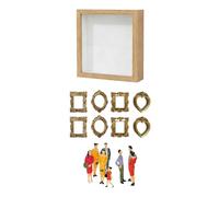 - Museo di San Valentino speciale con statuette in oro per anniversario, matrimonio (cachi, 25 x 25 cm)