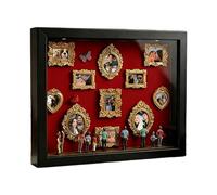 Museo Fai-da-te Di Noi, Statuetta Rotante, 1 Set, Scatola Con Silhouette Mini Museo, Kit Cornice Scatola Delle , Decorazione Da Tavolo Versatile, Per Amici Di Coppie