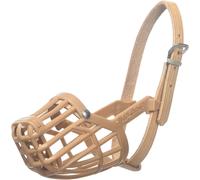Museruola Anti Veleno Baskerville in Plastica Beige Cane per Bocconi Avvelenati
