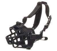 Museruola Flamingo Benzo Nera Per Cani - Comfort E Sicurezza