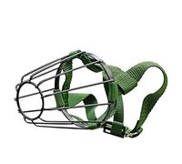 Museruola for cani, cinturino in nylon regolabile, design con for la testa che impedisce il decollo, di mangiare, mordere e masticare cane(No.1)