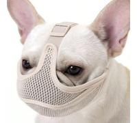 Museruola in rete traspirante per cani a muso corto, museruola regolabile anti-morso per cani di taglia piccola/media come Teacup, Carlino, Bulldog Francese e altri, forniture per animali domestici Ne