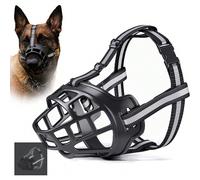 Museruola morbida in plastica per cani, museruola nuova in plastica per animali domestici anti-morso, maschera per animali domestici 4# Circonferenza della bocca 28-31 cm,5# Circonferenza della bocca