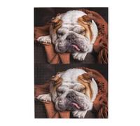 Museruola per bulldog inglesi, animali domestici, cani che dormono, Puzzle da 1000 pezzi, puzzle in legno per tutta la famiglia, decorazione da parete per adulti e ragazzi