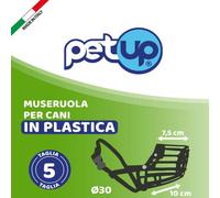 Museruola per cani in plastica PetUp - Misura 5 - 1° ORDINE? scegli lo sconto BZR5 / BZR20 + 200 punti fedeltà