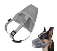 Museruola per Cani, Museruola Addestramento per Cani A Maschera, Cani Regolabile con Cinghie, Museruola per Cane in Nylon, Regolabile Cinturino per Prevenire L'abbaio e i Morsi, M