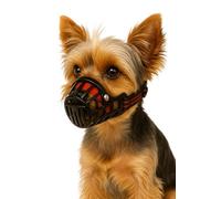Museruola per cani - museruola cani taglia XS - in plastica leggera e regolabile - comfort e sicurezza - per passeggiate, addestramento e viaggi - Flamingo Museruola Silas XS