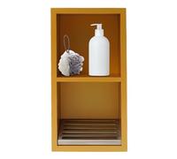MUSESPANI 2 Tire Bagno Recesso, cabinet di stoccaggio a scomparsa, armadio a muro per cucine, soggiorno, bagni, spogliatoi, bar caffè (oro)