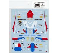 Museum Collection 1/12 Yamaha YZR-M1 '10 Tech 3 U.S.A. GP Decal per TAMIYA D602