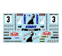 Museum Collection 1/24 Porsche 935 '78 Monte Carlo Decalcomania per TAMIYA D744