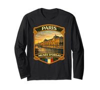 Museum D'Orsay Parigi in Viaggio Verso la Francia Amore Parigi Maglia a Manica