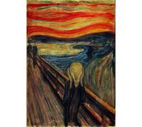 Clementoni - Puzzle Museo Compatto L'urlo Di Munch - 1000 Pezzi