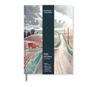 Museums & Galleries Agenda da scrivania 2026, formato A5, visualizzazione settimanale, Museo V&A, scene britanniche, design Eric Ravilious