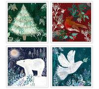 Museums & Galleries - Biglietti di Natale di beneficenza - Foresta invernale di Jo Spicer - Scatola da 20