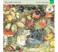 Museums & Galleries Brambly Hedge - Calendario 2026, visualizzazione mensile, calendario da parete 2026, planner da parete e organizer personale per casa e famiglia