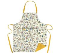 Museums & Galleries Brambly Hedge - Grembiule regolabile, design "Spring Picnic", in cotone biologico, accessorio elegante per la casa