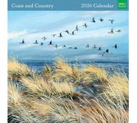 Museums & Galleries Coast and Country by Lucy Grossmith - Calendario 2026, visualizzazione mensile, calendario da parete 2026, planner da parete e organizer personale per casa e famiglia