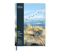 Museums & Galleries Lucy Grossmith - Agenda da scrivania 2026, formato A5, visualizzazione settimanale, motivo: costa e campagna