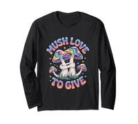 Mush Love To Give Trippy Mushroom Maglia a Manica