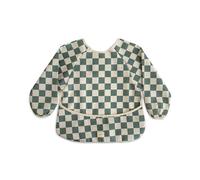 mushie Bavaglino con Maniche Baby Manica Lunga | Bavaglini Impermeabili per Bambini | Vestibilità Regolabile per 6-24 Mesi | Colore: Olive