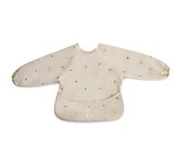 mushie Bavaglino con Maniche Baby Manica Lunga | Bavaglini Impermeabili per Bambini | Vestibilità Regolabile per 6-24 Mesi | Colore: Dinos