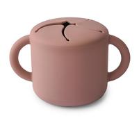 mushie | Contenitore Porta Cibo | Prova di Perdite | contenitore merenda scuola | Porta pranzo | Accessori per Bambini Sicuri e di Alta Qualità | Sicuro e Igienico | Cloudy Mauve