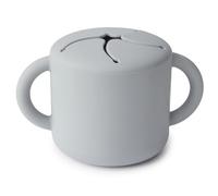 mushie | Contenitore Porta Cibo | Prova di Perdite | contenitore merenda scuola | Porta pranzo | Accessori per Bambini Sicuri e di Alta Qualità | Sicuro e Igienico | Stone