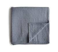 mushie | Coperta in Mussola per Neonato | 0-3 Mesi | 100% Cotone Biologico | Sacco per Dormire per Neonati | Pre-Lavato | copertina culla bambino, plaid bebe | Prodotto in Danimarca | Tradewinds