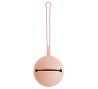 Mushie | Custodia per ciuccio | Custodia in Silicone con Cinturino | porta ciuccio neonato scatolina 100% Privo di BPA, PVC | Lavabile in Lavastoviglie per una Facile Pulizia | (Blush)