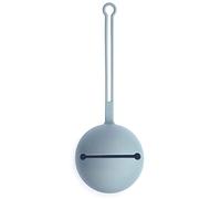 Mushie | Custodia per ciuccio | Custodia in Silicone con Cinturino | porta ciuccio neonato scatolina 100% Privo di BPA, PVC | Lavabile in Lavastoviglie per una Facile Pulizia | Powder Blue