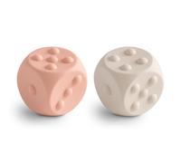 Mushie Dice Press Toy | Giocattolo sensoriale da premere e far scoppiettare | Sviluppo delle capacità motorie fini | Insegna l’aritmetica semplice | 100% Silicone Alimentare |