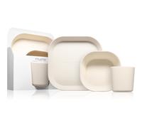 Mushie Dinnerware Set set posate per bambini 6m+ Ivory 3 pz