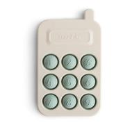 Mushie Giocattolo per Bambini (10+ Mesi) | promuove Le capacità motorie e incoraggia l'esplorazione sensoriale con Bolle Che Possono Essere spinte e Spuntate | Cambridge Blue Phone