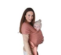 Mushie | Marsupi a Fascia | Cotone Organico | Fascia Porta Bebe | Sleepy Wrap | Accessori per Bambini Sicuri e di Alta Qualità | Consigliato per bambini da 3,6 a 14,9 kg | Cedar