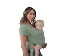 Mushie | Marsupi a Fascia | Cotone Organico | Fascia Porta Bebe | Sleepy Wrap | Accessori per Bambini Sicuri e di Alta Qualità | Consigliato per bambini da 3,6 a 14,9 kg | Roman Green
