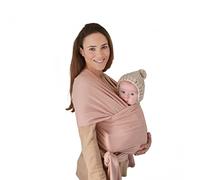 Mushie | Marsupi a Fascia | Cotone Organico | Fascia Porta Bebe | Sleepy Wrap | Accessori per Bambini Sicuri e di Alta Qualità | Consigliato per bambini da 3,6 a 14,9 kg | Blush