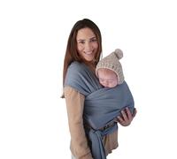 Mushie | Marsupi a Fascia | Cotone Organico | Fascia Porta Bebe | Sleepy Wrap | Accessori per Bambini Sicuri e di Alta Qualità | Consigliato per bambini da 3,6 a 14,9 kg | Tradewinds