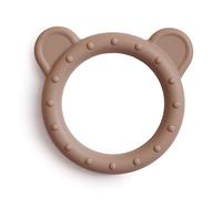 Mushie | Massaggia gengive per Bambini a Forma di Orso | massaggi neonati | giochini neonati dentizione | 100% Silicone Alimentare Senza BPA | Alta Qualità | accessori neonati | Natural
