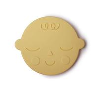 Mushie | Massaggia gengive per Bambini a Forma di Viso | massaggi neonati | giochini neonati dentizione | 100% Silicone Alimentare Senza BPA | Alta Qualità | accessori neonati | Banana Cream