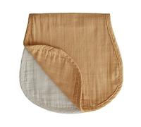 Mushie Mussole di Cotone Neonato | Confezione da 2 | 100% Coton Biologico | Teli Mussola | Alta qualità | Fall Yellow/Fog