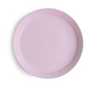 mushie Piatti Bambini | Set di 2 Piatti Senza BPA | Stoviglie Sicure per Lavastoviglie e Microonde | Prodotto in Danimarca | Soft Lilac