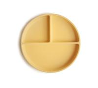 Mushie Silicone Suction Plate piatto diviso con ventosa Daffodil 1 pz