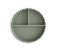 Mushie | Piatto diviso per bambini con ventosa antiscivolo | piatti per lo svezzamento | Senza BPA | Lavabile in lavastoviglie | Sicuro e di alta qualità | Per bambini, ragazzi e ragazze | Dried Thyme