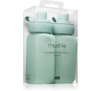 Mushie Silicone Puree Pouch bustine per purea in silicone ricaricabili Cambridge Blue 2 pz