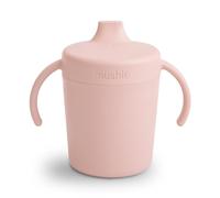 mushie Sippy Cup | Made in Danimarca | Coperchio e maniglie a torsione resistente alle perdite, 6 mesi + (fard)
