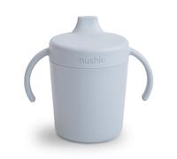 mushie Sippy Cup Trainer | Made in Danimarca | Coperchio e maniglie a torsione resistente alle perdite, 6 mesi + (nuvola)