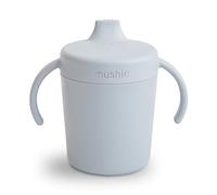 mushie Sippy Cup Trainer | Made in Danimarca | Coperchio e maniglie a torsione resistente alle perdite, 6 mesi + (nuvola)