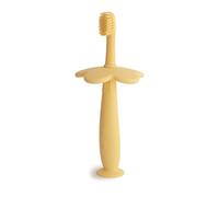 Mushie | Spazzolino da Denti da Allenamento per Bambini | Senza BPA | Training Brush & Primo Spazzolino | Accessori per Bambini Sicuri e di Alta Qualità | Pale Daffodil