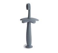 Mushie | Spazzolino da Denti da Allenamento per Bambini | Senza BPA | Training Brush & Primo Spazzolino | Accessori per Bambini Sicuri e di Alta Qualità | Cambridge Blue